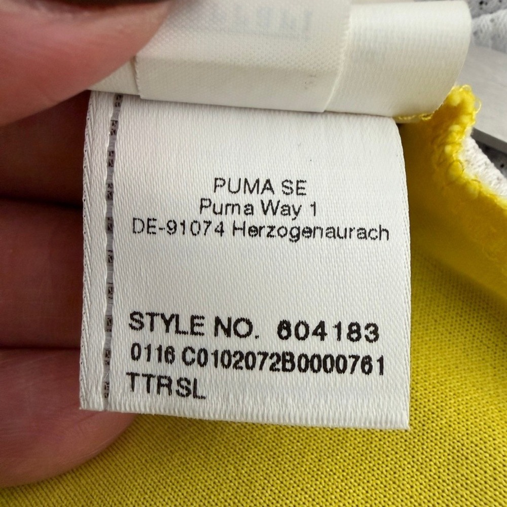 Ferrari Puma Corso Pilota Polo Shirt Mens XL Yellow Italy Racing Golf Sport - Picture 15 of 15